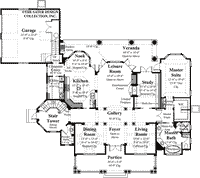 Bellamy Home Main Level Floor Plan -#8018