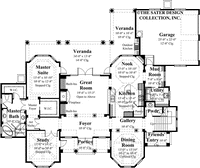 Ascott Main Level Floor Plan - Plan# 8019_M