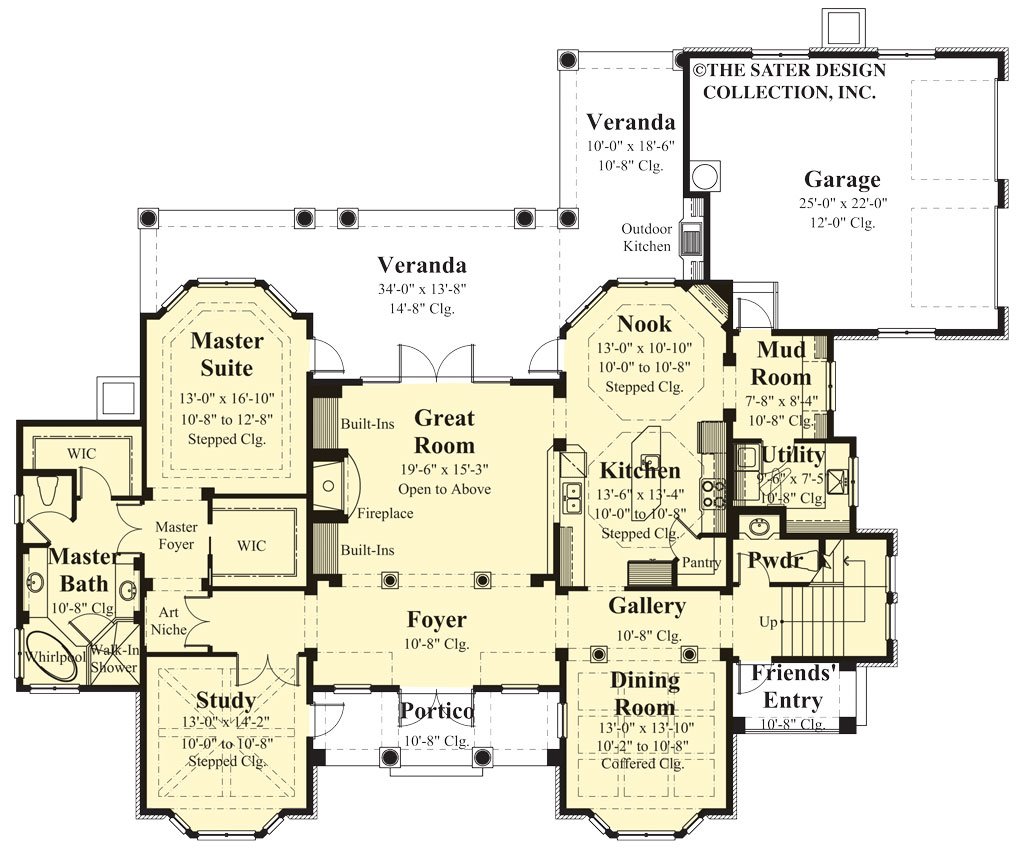 vienna-main level floor plan 