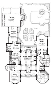 Bartolini-Main Level Floor Plan -Plan #8022