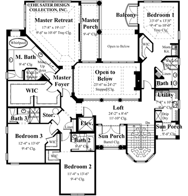Saint Germain-Upper Level Floor Plan-Plan #8026