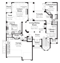 Bellamare Main Level Floor Plan -#8027