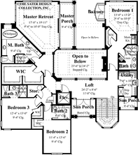 Bellamare - Upper Level Floor Plan -#8027