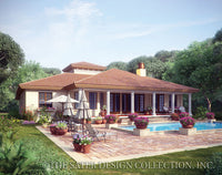 Mercato-Rear Elevation with Pool-Plan #8028