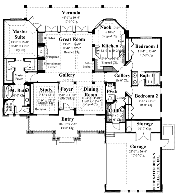 Hamilton- Main Level Floor Plan -#8029
