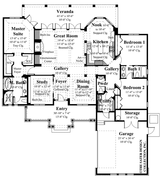 hamilton- main level floor plan -#8029