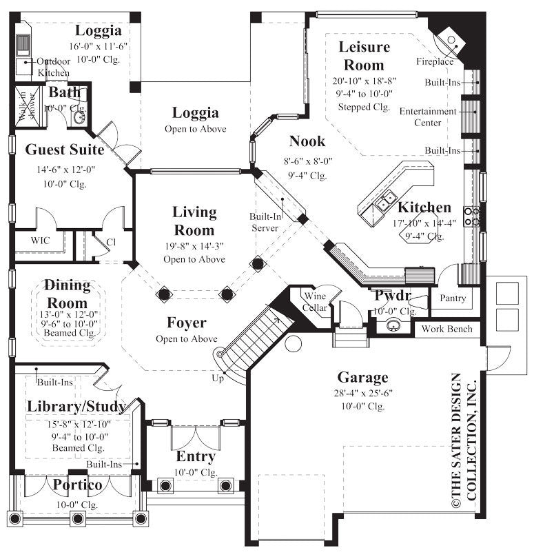 Home Plan Gullane | Sater Design Collection