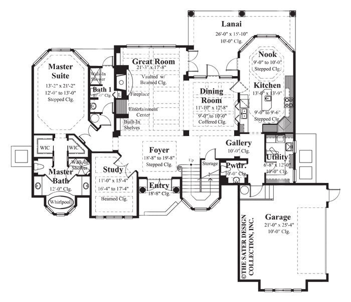 raphaello home-main level floor plan-plan #8037