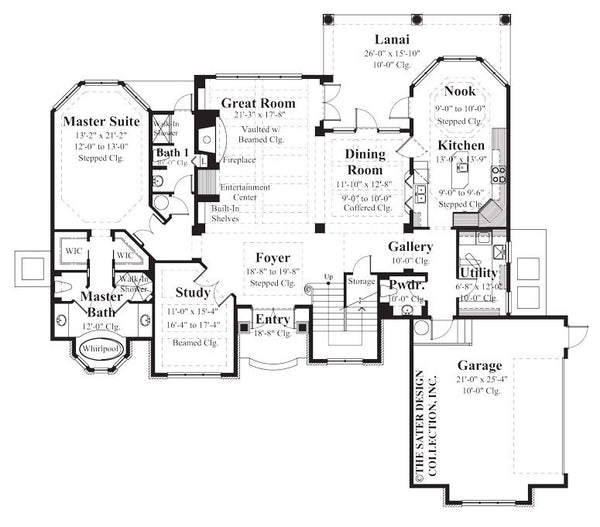 Chadwick Home - Main Level Floor Plan - Plan #8038