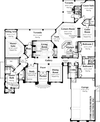Beauchamp Main Floor Plan - Plan #8044