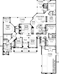 Demetri-Main Level Floor Plan-Plan #8045