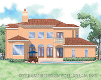 Corsini-Rear Elevation-Plan #8049
