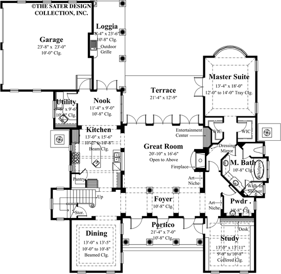 kendrick-main level floor plan-#8050