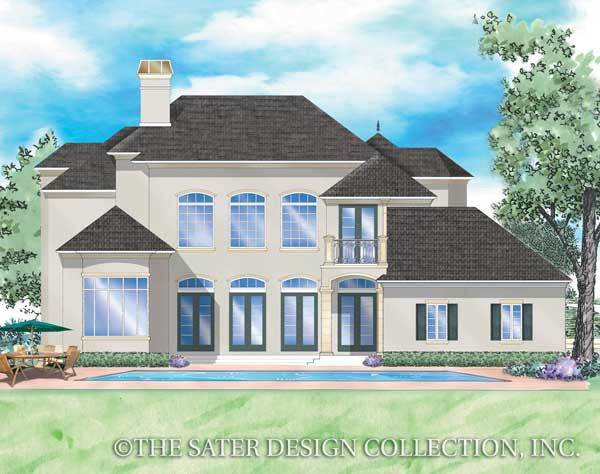 Solaine-Rear Elevation Rendering-Plan #8051