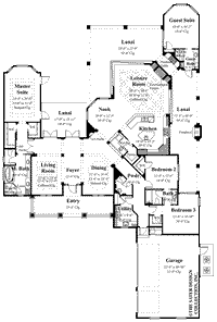 Ainsley-Main Level Floor Plan -#8054