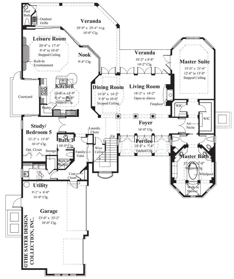 massimo main floor plan 8057