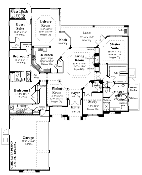 porta rosa home floor plan - plan #8058
