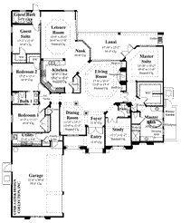 Porta Rosa Home Floor Plan - Plan #8058