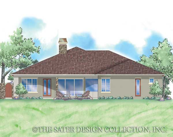 Simone-Rear Elevation- Plan #8059