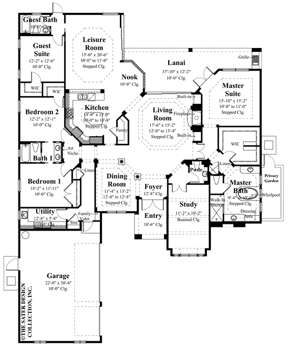 Le Marescott-Main Floor Plan-Plan #8060