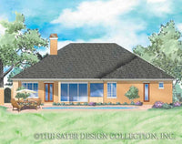 Le Marescott-Rear Elev Rendering-Plan #8060