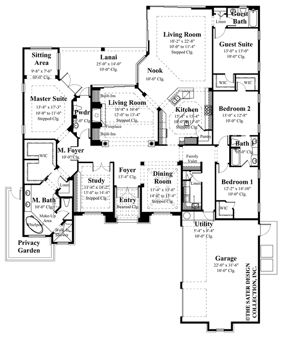 Santa Trinita- Main Level Floor Plan -#8063