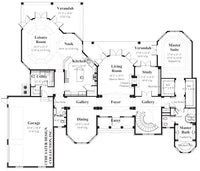 Bartlett Lower Level Floor Plan - Plan #8064