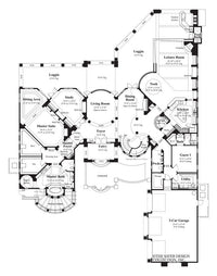Villa Sabina-Main Level Floor Plan-Plan 8068