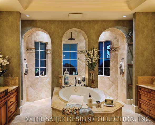 Palazzo Ripoli-Master Bath Photo-Plan #8074