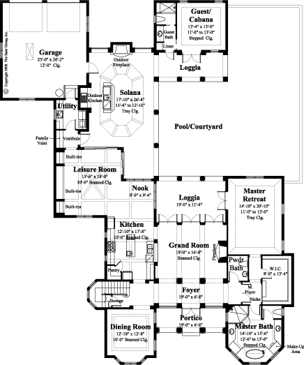 Bergantino-Main Level Floor Plan- #8079