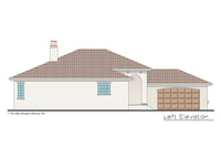 Verago home design left elevation