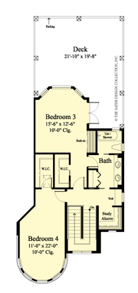 Tuscan style house plans second floor plan