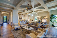 Anvard Luxury Villa House Plan Living room with entrance photo