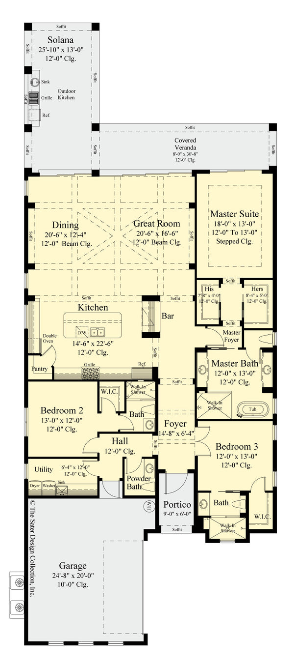 Augusta first floor plan
