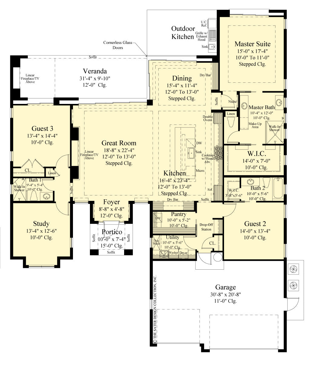 4 bedroom ranch house floor plans