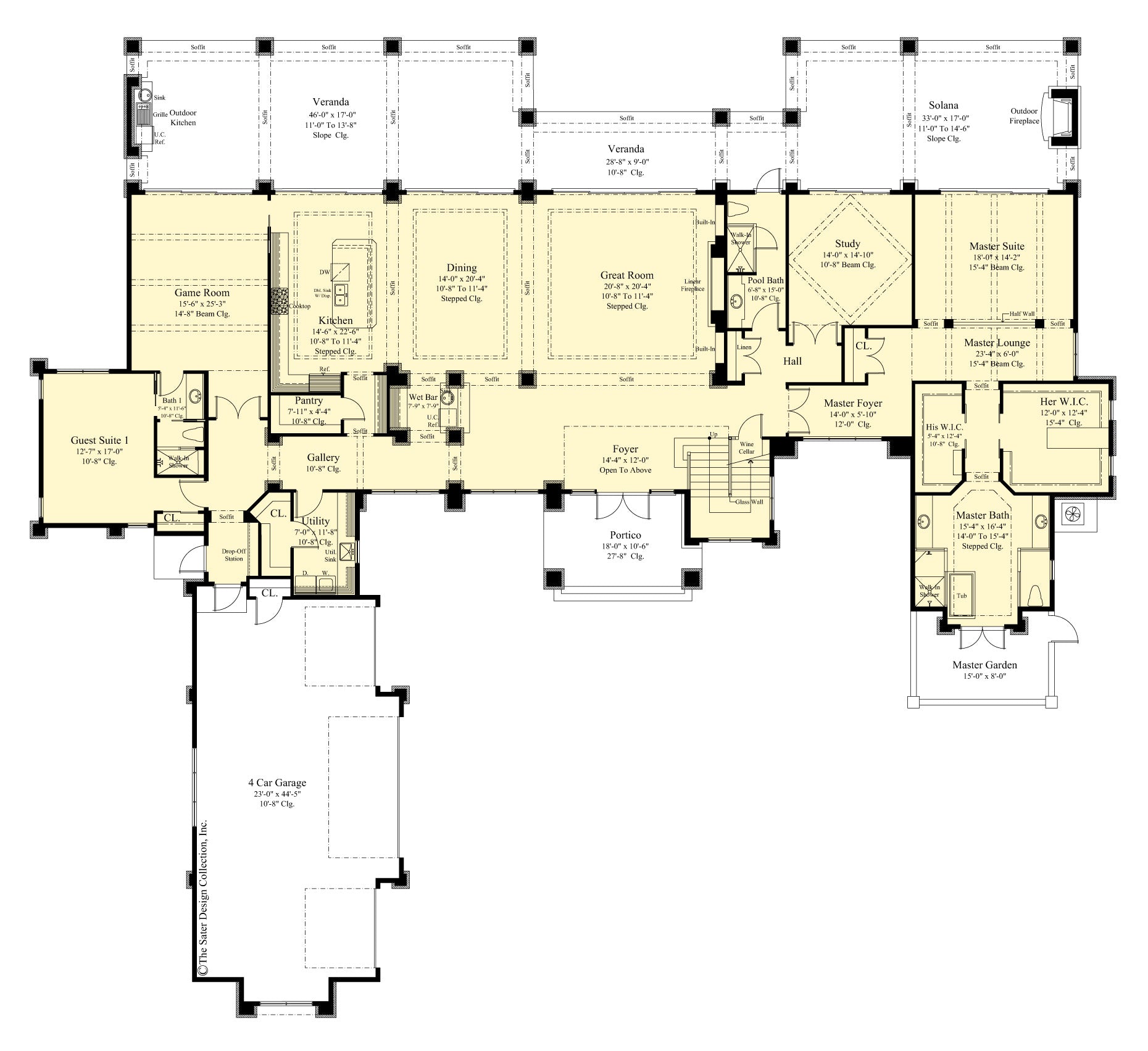 main level floor plan