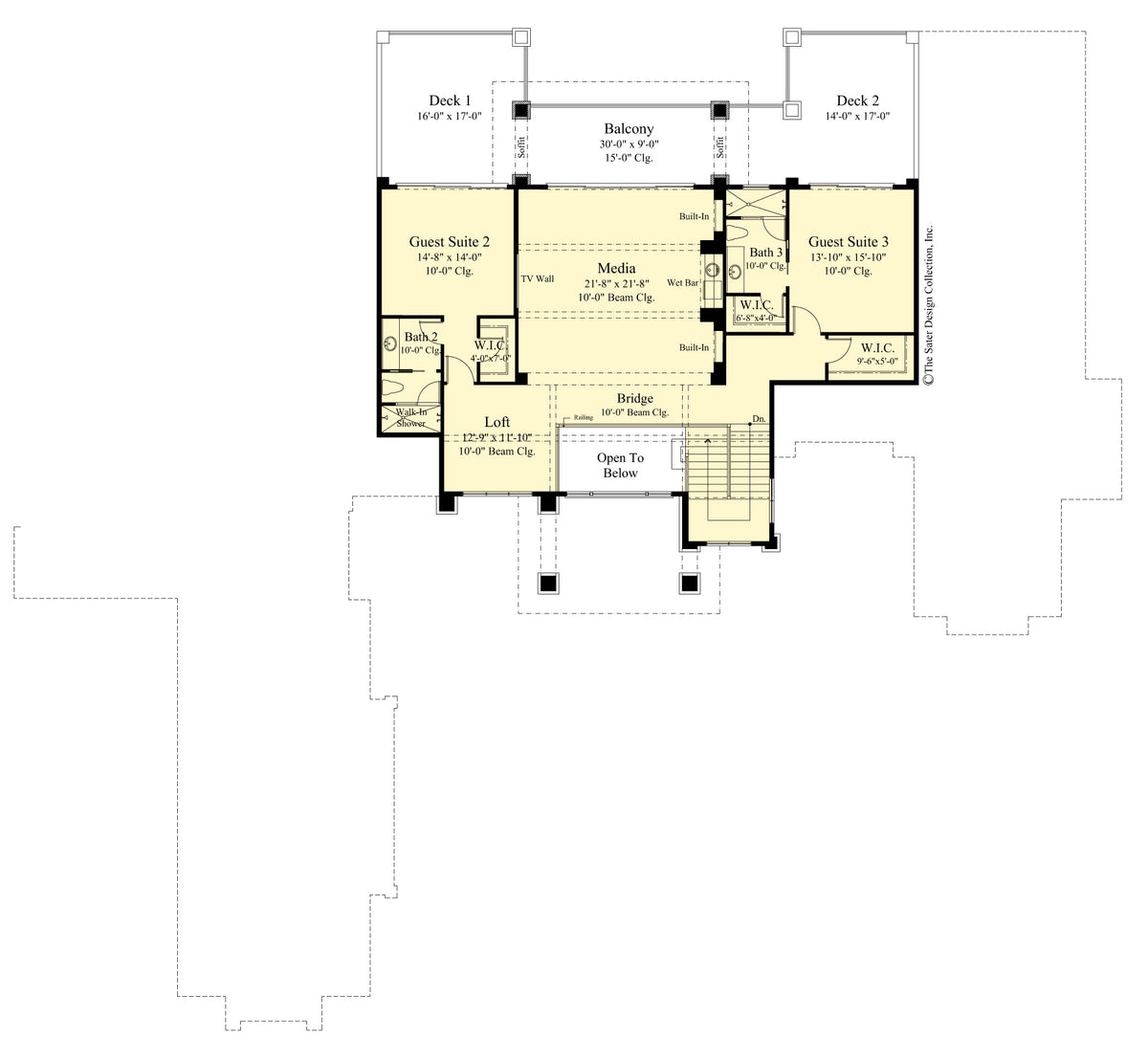 upper level floor plan