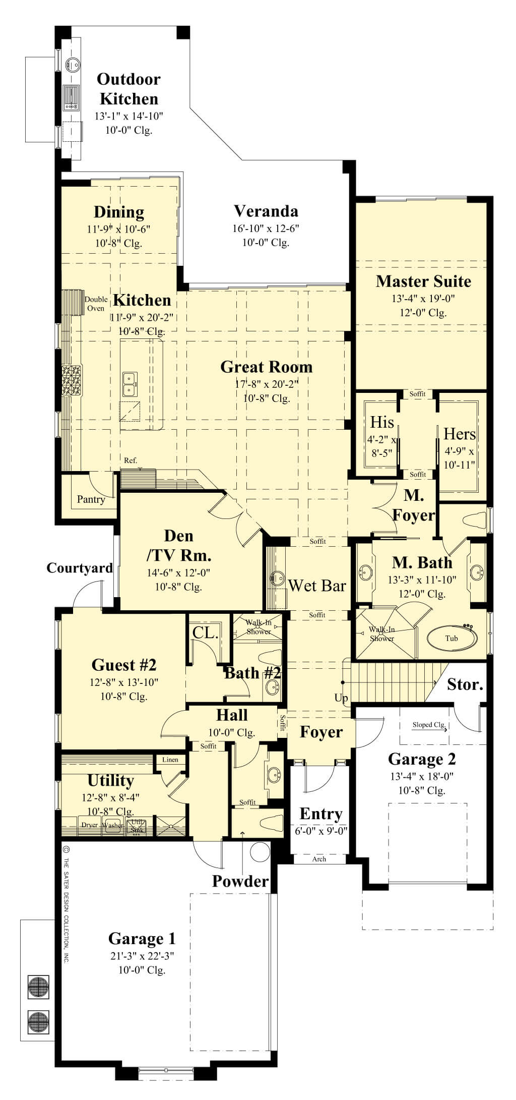 9023 Main Level Floor Plan