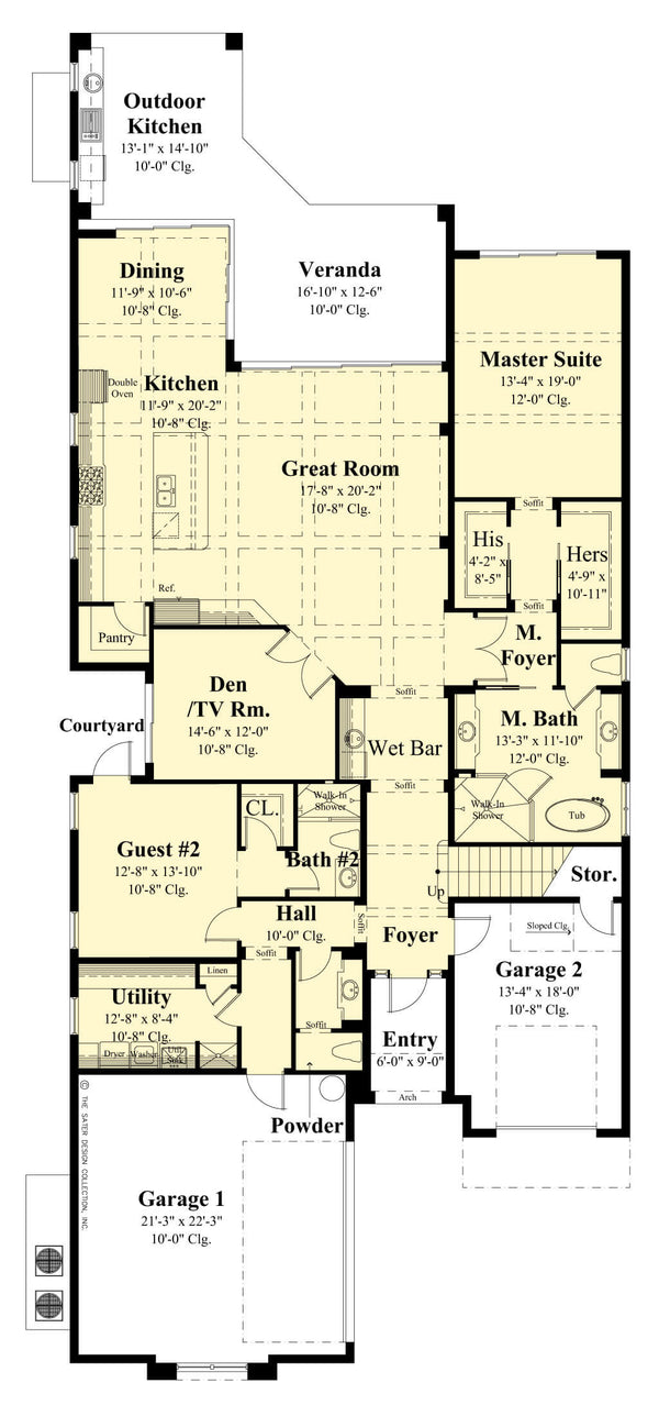 9023 Main Level Floor Plan