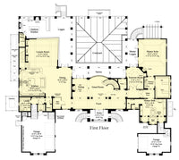 Villa Belle first floor plan