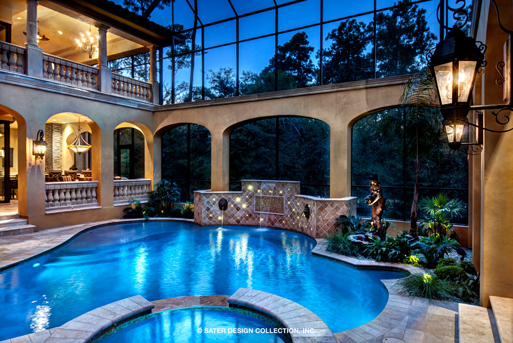Luxury Mansion Floor Plans With Indoor Pools