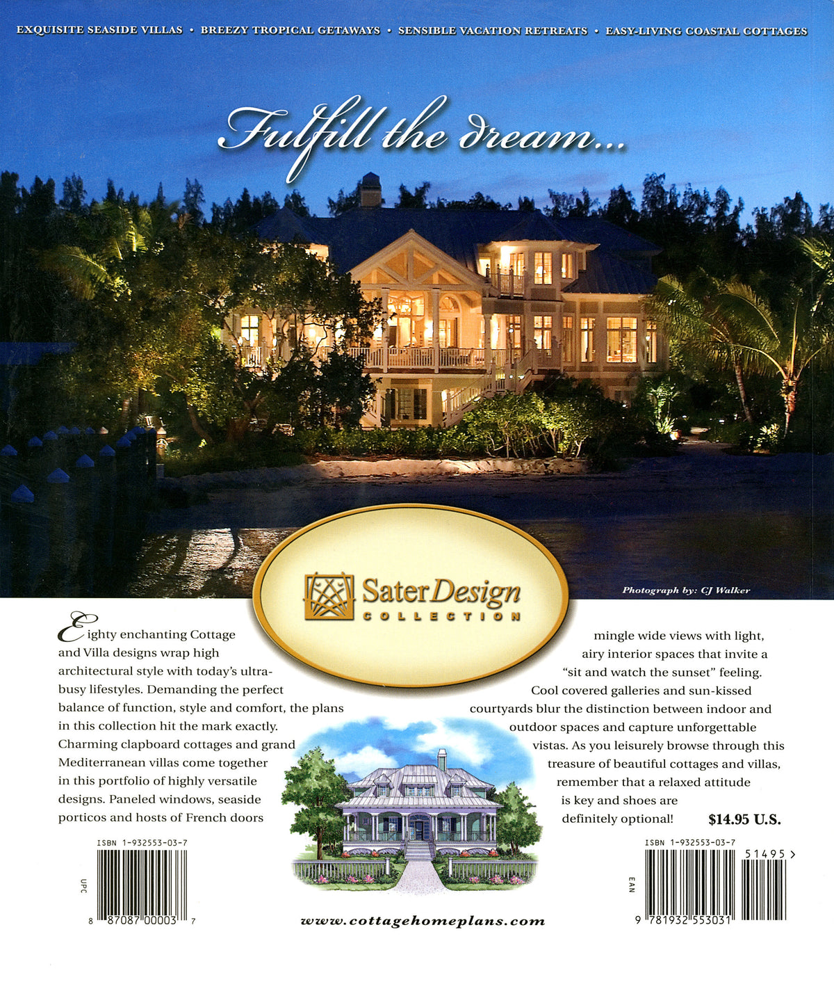 Beautiful Cottages &amp; Villas House Plan Book Sater Design