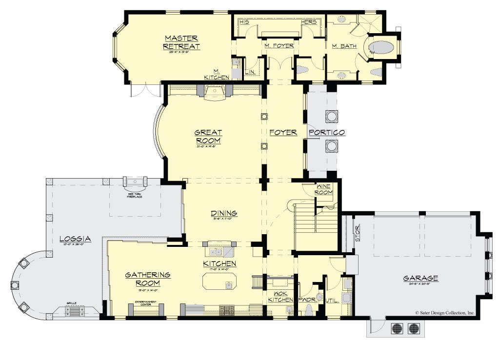 pulau house plan, first floor plan