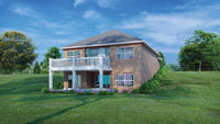 The Rose House Design rear rendering
