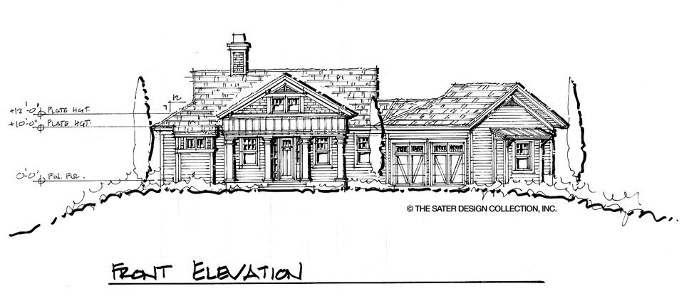 Tamarack House Plan Sater Design Collection