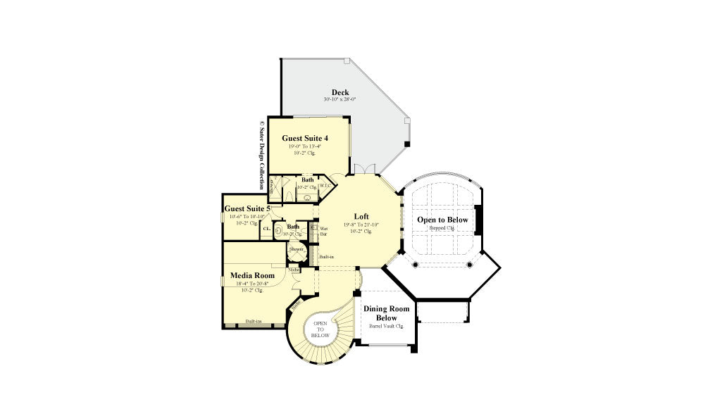 upper level floor plan