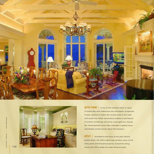 Sample of content in 30 Luxury Estates Soft Cover Book by Dan F. Sater II